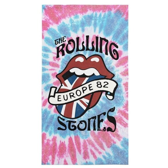 Rolling Stones Other - New Beach Rolling Stones Bath Pool Gift Towel Band European Tour NIP Lips Logo